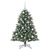 vidaXL K&uuml;nstlicher Weihnachtsbaum mit 150 LEDs mit St&auml;nder Gr&uuml;n 120 cm