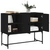 vidaXL Sideboard Schwarz 100x40x79,5 cm Holzwerkstoff