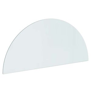 vidaXL Feuerstelle Glasplatte Transparent 1200 x 500 mm Glas