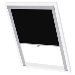 vidaXL Verdunkelungsrollo Schwarz C02 GGL und GGU