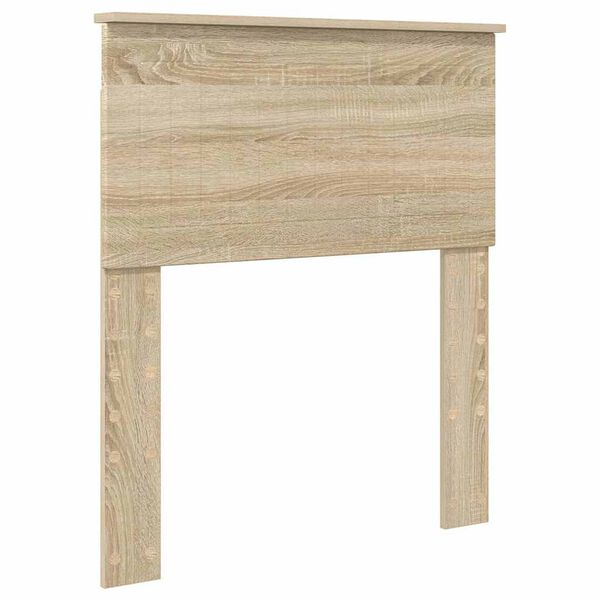 vidaXL Kopfteil mit Kopfteil Sonoma-Eiche 75 cm Holzwerkstoff