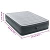 Intex Luftbett Dura-Beam Deluxe Comfort Plush Queen Size 152x203x46 cm