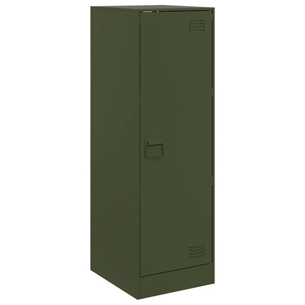 vidaXL Sideboard Olivgr&uuml;n 34,5x39x107 cm Stahl