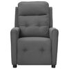 vidaXL Massagesessel mit Aufstehhilfe Hellgrau Stoff
