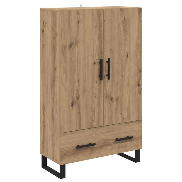vidaXL Highboard Artisan-Eiche 69,5 x 30 x 115 cm Holzwerkstoff