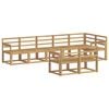 vidaXL Outdoor-Sofagarnitur 8 pcs Wei&szlig; Massivholz Akazie