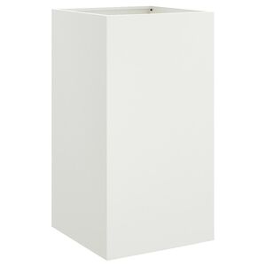 vidaXL Pflanzk&uuml;bel Wei&szlig; 42x38x75 cm Stahl