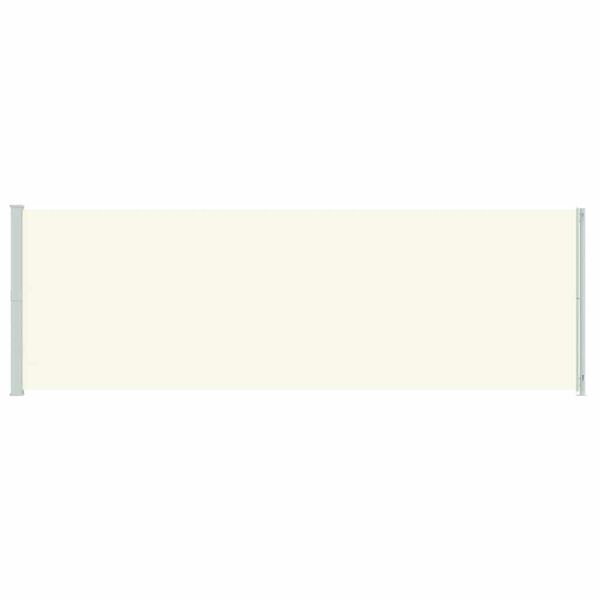 vidaXL Seitenmarkise Ausziehbar 200x600 cm Creme