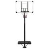 vidaXL Basketballständer Transparent 256-361 cm Polycarbonat