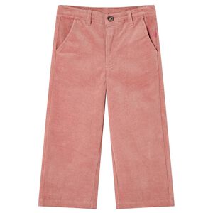 vidaXL Kinderhose Cord Altrosa 92