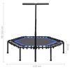 vidaXL Fitness-Trampolin mit Griff 122 cm