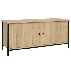 vidaXL TV-Schrank mit T&uuml;ren Sonoma-Eiche 102x35x45 cm Holzwerkstoff