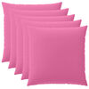 vidaXL Kissenbezug 6 pcs HEERLEN Rosa 65 x 65 cm Polyester