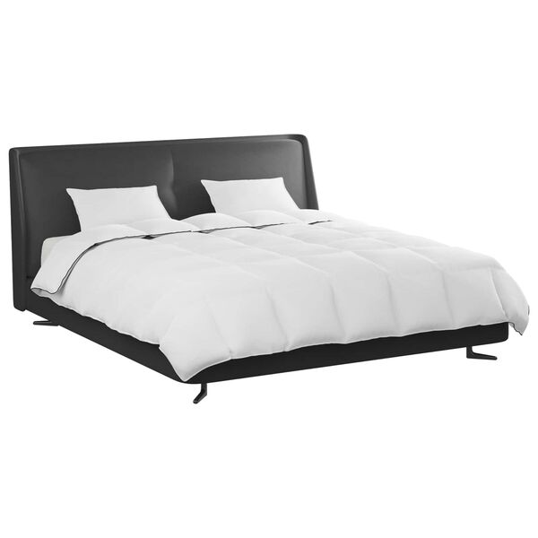 vidaXL Winterbettdecke mit Kissen 3 pcs Wei&szlig; Daunenfeder