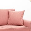 vidaXL Zierkissen 2 Stk. Rosa 40x40 cm Samt