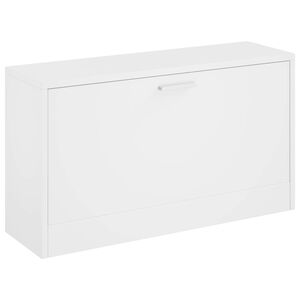 vidaXL Schuhbank Wei&szlig; 80x24x45 cm