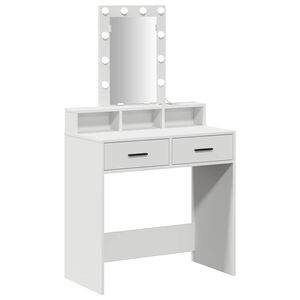 vidaXL Schminktisch Wei&szlig; 79 x 41 x 140 cm Holzwerkstoff