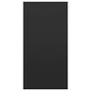 vidaXL TV-Schrank Schwarz 30,5x30x60 cm Holzwerkstoff