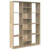 vidaXL Raumteiler/B&uuml;cherregal Sonoma-Eiche 100x24x140 cm Holzwerkstoff