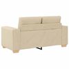 vidaXL Sofa 3 pcs Creme 221 x 80 x 80 cm Leinenmischgewebe
