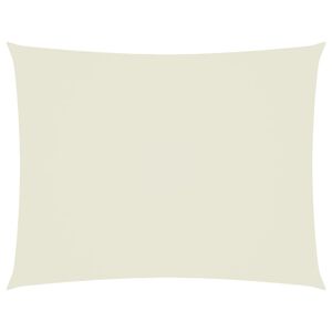 vidaXL Sonnensegel Oxford-Gewebe Rechteckig 5x7 m Creme