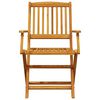 vidaXL 3-tlg. Bistro-Set Klappbar Massivholz Akazie