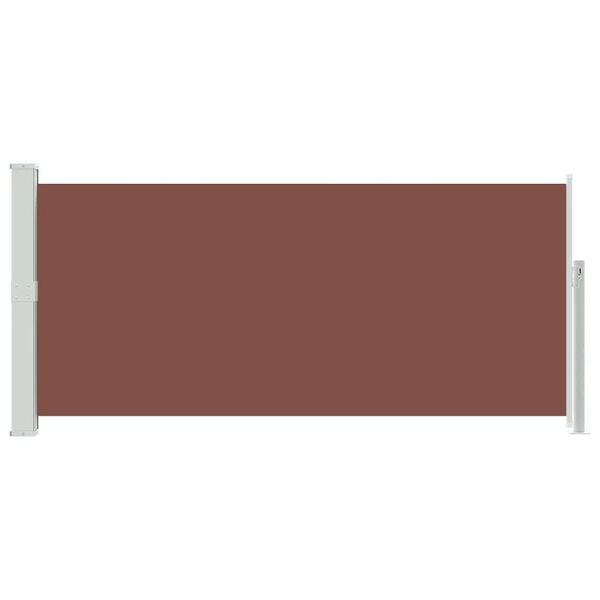 vidaXL Ausziehbare Seitenmarkise 140x300 cm Braun