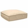 vidaXL Kissen Beige 50 x 50 x 12 cm Oxford-Stoff