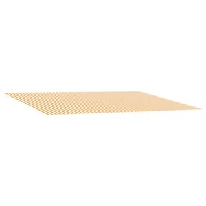 vidaXL Markisenersatzstoff Gelb und Wei&szlig; 450 x 300 cm Polyester
