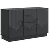 vidaXL Sideboard Schwarz 89 x 34,5 x 57 cm Holzwerkstoff