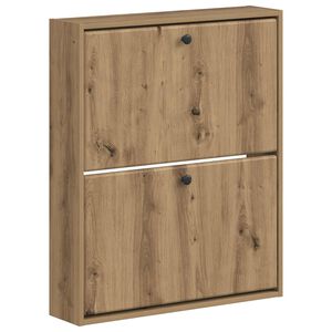 vidaXL Wandmontierter Schuhschrank BREDA 71 x 17 x 86 cm Holzwerkstoff
