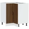 vidaXL K&uuml;chen-Eckunterschrank Lucca Braun Eichen-Optik Holzwerkstoff