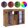 vidaXL Eck-LED-TV-Schrank Altholz 100x40x68cm Holzwerkstoff
