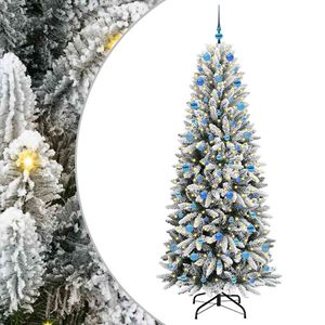 vidaXL K&uuml;nstlicher Weihnachtsbaum Wei&szlig; 210 cm