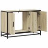 vidaXL Badezimmer-Waschbeckenschrank Sonoma-Eiche 90 x 33 x 60 cm Holzwerkstoff