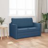 vidaXL Schlafsofa 110cm Blau Stoff