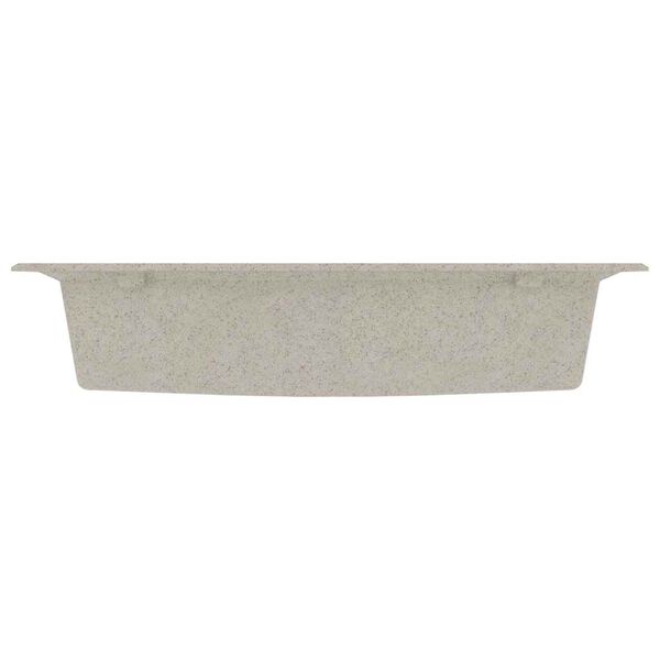vidaXL Küchen-Spüle Beige 79 x 50 x 31 cm Granit
