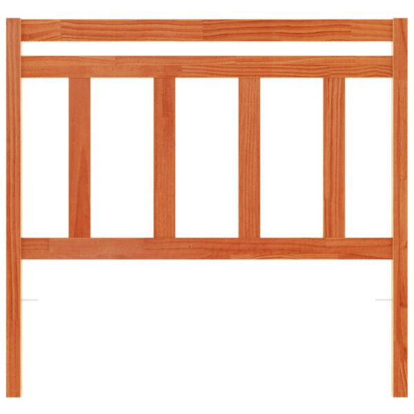 vidaXL Kopfteil Wachsbraun 100 cm Massivholz Kiefer