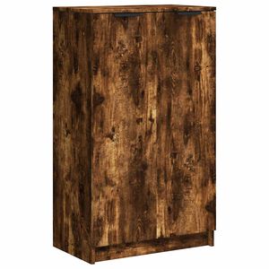 vidaXL Schuhschrank R&auml;uchereiche 59x35x100 cm Holzwerkstoff