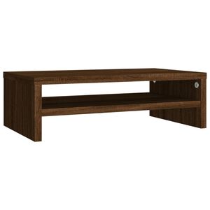 vidaXL Monitorst&auml;nder Braun Eichen-Optik 42x24x13 cm Holzwerkstoff