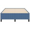 vidaXL Boxspringbett Blau 120 x 190 cm Cordstoff