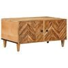 vidaXL Couchtisch Braun 80 x 50 x 40 cm Massivholz Mango
