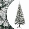 vidaXL K&uuml;nstlicher Weihnachtsbaum mit Weihnachtskugel 120 cm 150 LEDs