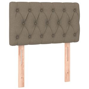 vidaXL Kopfteil Taupe 80x7x78/88 cm Stoff
