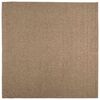 vidaXL Innen- und Au&szlig;enteppich AGIRA Natur 120 x 120 cm Polyester