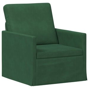 vidaXL Einzelsofa Dschungelgr&uuml;n 70 x 81 x 82 cm Cordstoff