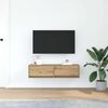 vidaXL TV-Schr&auml;nk Eiche handwerklich 100 x 31 x 25,5 cm Holzwerkstoff