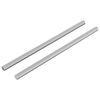vidaXL Gewindestange 2 pcs Silber 6 x 135 mm Stahl