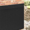 vidaXL Entw&auml;sserungsfolie Schwarz 1 x 10 m HDPE