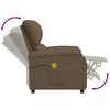 vidaXL Massagesessel Braun Stoff